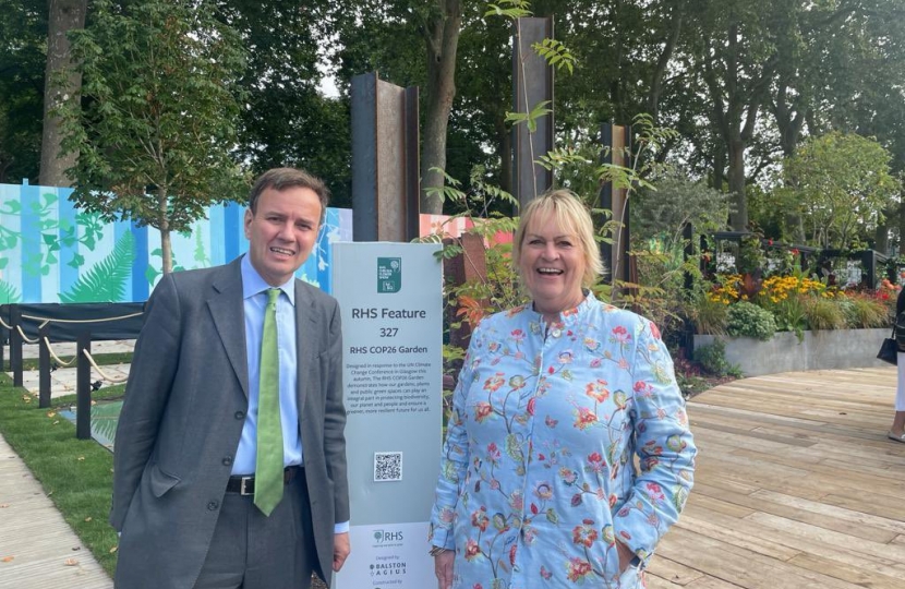 Greg Hands MP at RHS Chelsea Flower Show