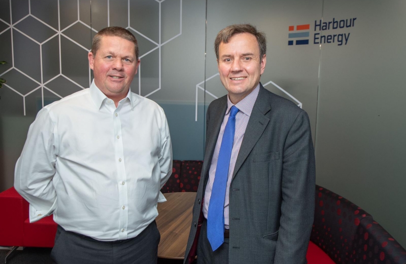 Greg Hands MP visiting Harbour Energy