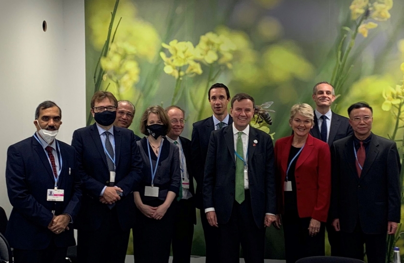Greg Hands MP attends COP26