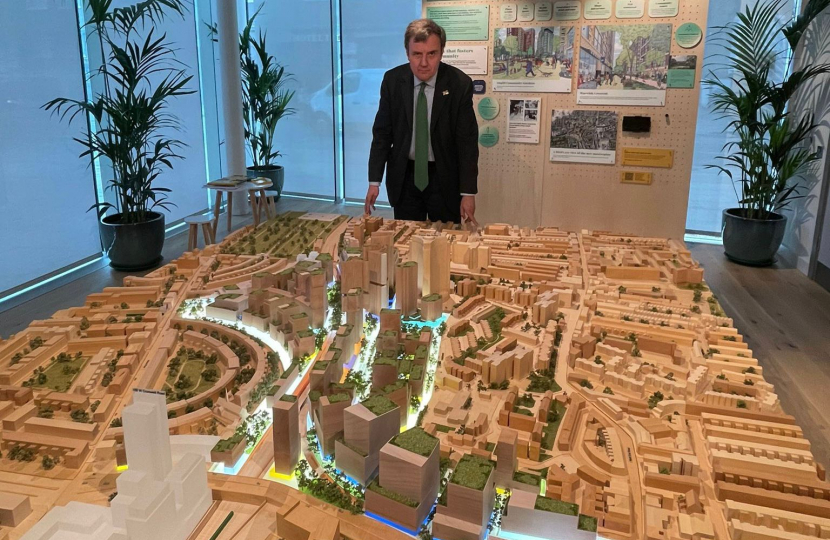Greg Hands MP sees Earl’s Court Development plans which are finally available!