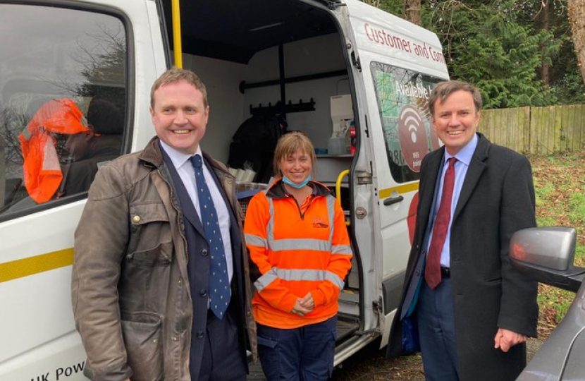 Greg visits Kent as he works with UK Power Networks to restore power across the UK