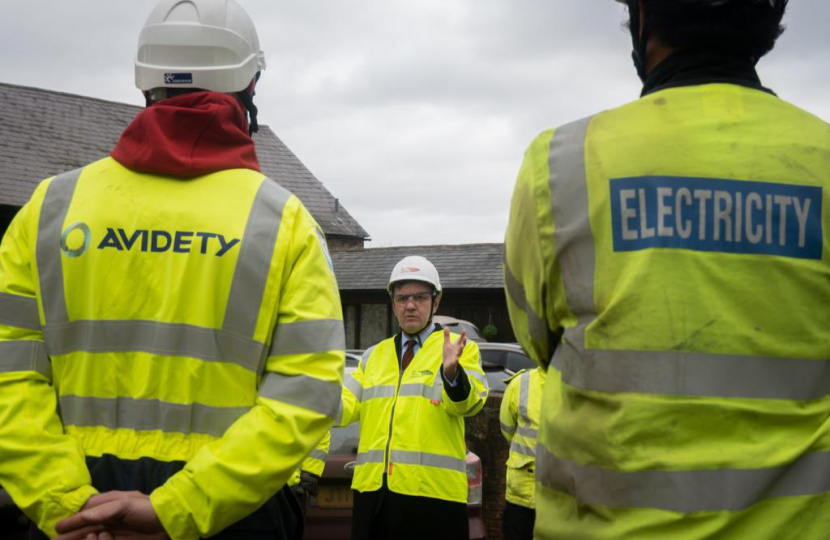 Greg visits Kent as he works with UK Power Networks to restore power across the UK