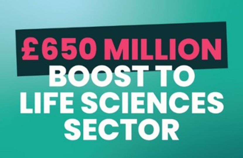 £650 Million Boost to Life Sciences Sector