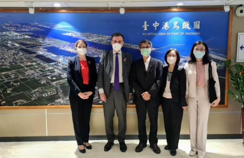 Greg in Taiwan - Offshore wind project