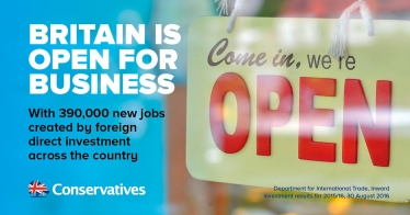 Britain is open for business