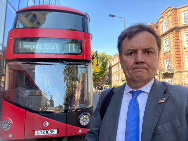 Greg with No11 Bus