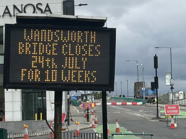 Wandsworth Bridge Closes 24th July for 10 Weeks